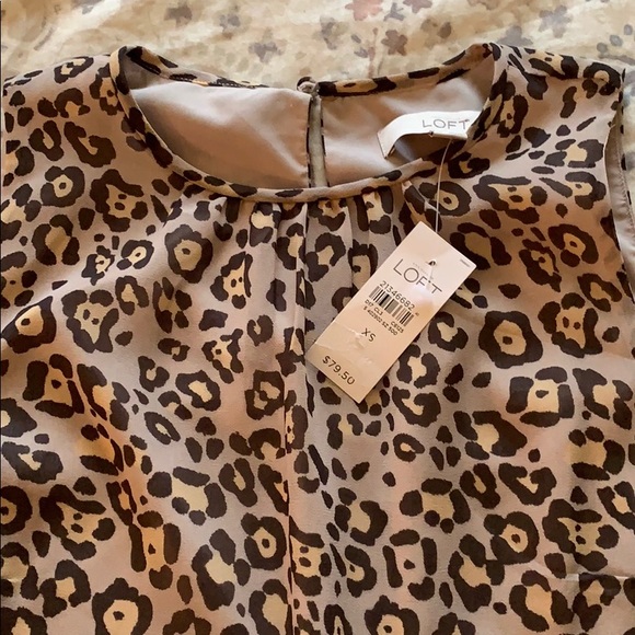 NWT Leopard Ann Taylor LOFT Dress - Picture 2 of 8